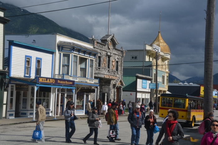 main street scene